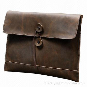 Leather document wallet, customized orders are accepted